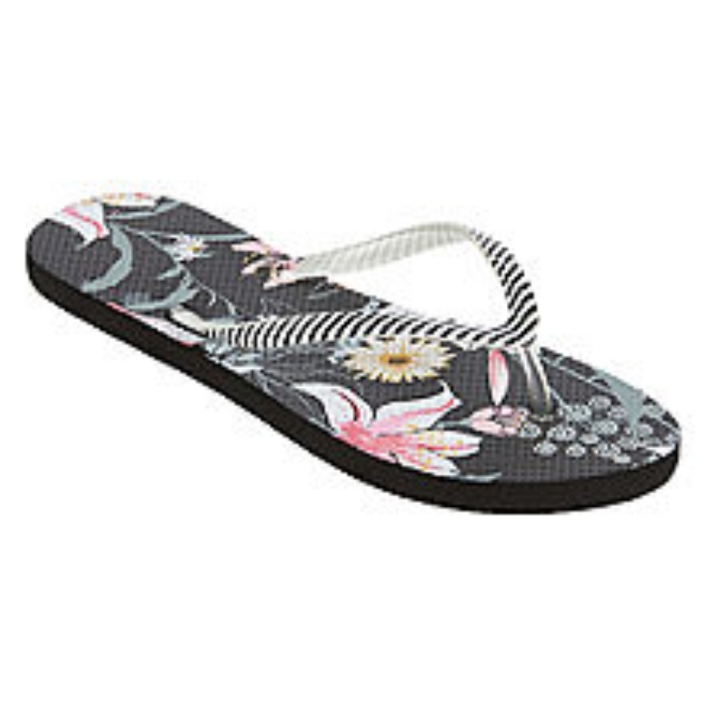 NWT Mixit Womens Printed Zori Flip-Flops 7/8